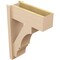 Ekena Millwork 8-in W x 20-in D x 28-in H Balboa Block Rough Cedar Woodgrain TimberThane Outlooker, Primed Tan OUTUR080X20X28BOA44RCPR - alternate 4